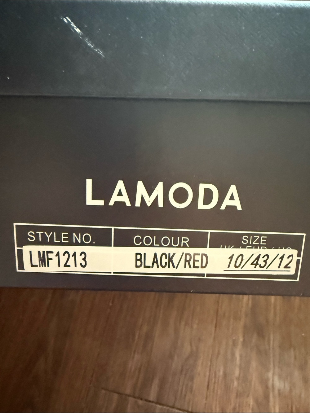 Lamoda Black Platform Knee-High Boots with Red Heart Accents size 12 - Picture 4 of 4